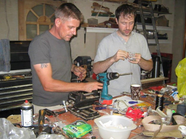 Ivan and Richard working together for the first time in person in 2012.